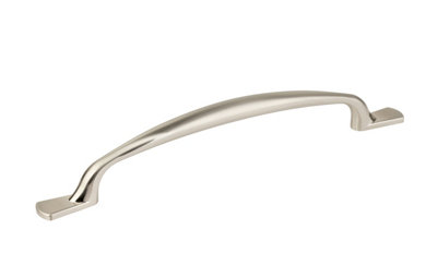 REJS AlegraKitchenBedroom And Office Cabinet Door Handle160mmInox (Brushed Steel) from B&Q