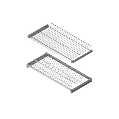 REJS Variant 3 Dish Rack And Draining System - Chrome, 600mm