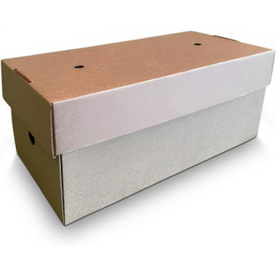 B&Q We Can Source It Ltd Large Expandable Burger Lunch Boxes, 5000Ml Leak Resistant Food Containers Fold Closure Pack Of 50 Boxes