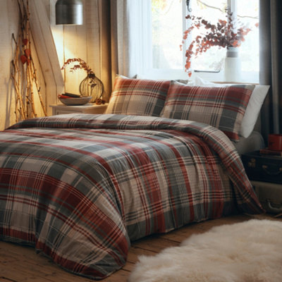 B&Q -  Connolly 100% Brushed Cotton Duvet Cover Set