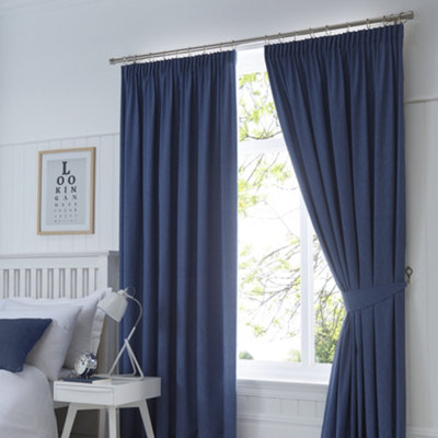 Fusion Dijon Thermal And Blackout Fully Lined Pencil Pleat Curtains Light