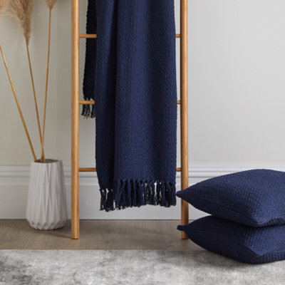 Drift Hayden Eco-Friendly Basket Weave Throw from B&Q