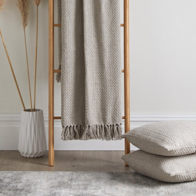Drift Hayden Eco-Friendly Basket Weave Throw from B&Q