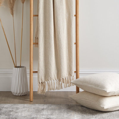 Drift Hayden Eco-Friendly Basket Weave Throw from B&Q