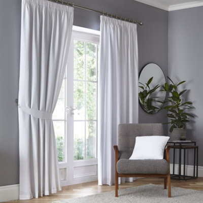 Fusion Dijon Thermal And Blackout Fully Lined Pencil Pleat Curtains Light