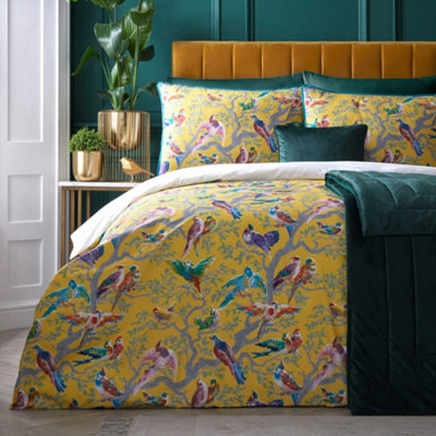 Laurence Llewelyn-Bowen Birdity Absurdity 100% Cotton Sateen Duvet Cover Set