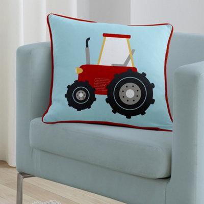 Bedlam Farmyard Friends Soft Touch Velvet Filled Cushion from B&Q