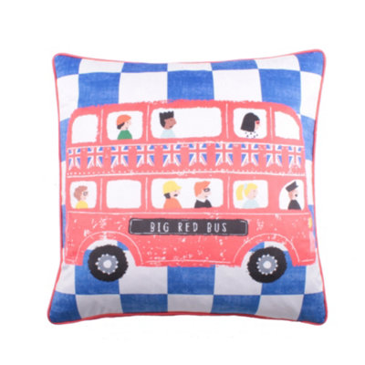 Bedlam On The Move Velvet Filled Cushion