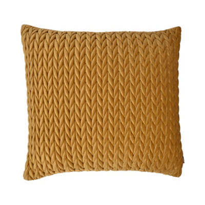 Laurence Llewelyn-Bowen Amory Luxe Velvet Filled Cushion Gold