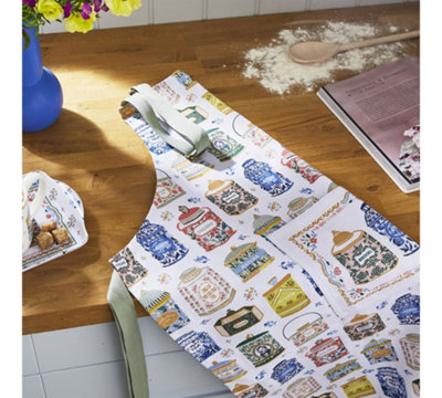 Ulster Weavers Tea Tins Food And Drink 100% Cotton Apron