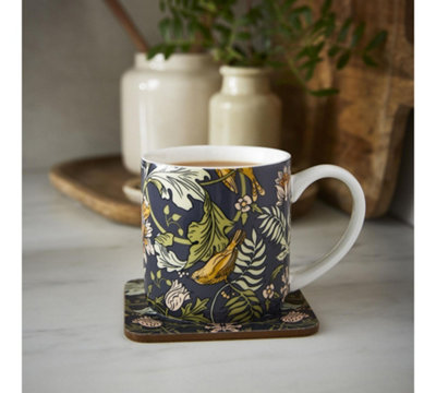 Ulster Weavers Finch & Flower Animal Print New Bone China Mug from B&Q