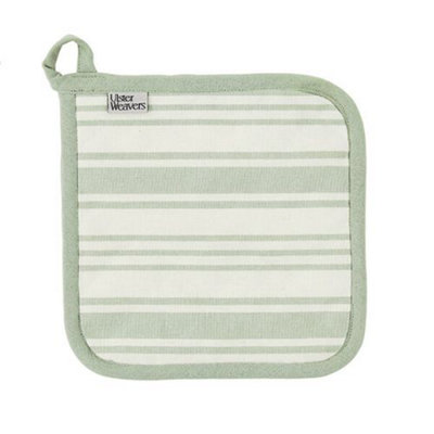 Ulster Weavers Sage Stripe Pot Mat from B&Q