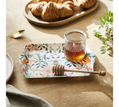 Ulster Weavers Bee Bloom Animal Print Polypropylene Scatter Tray from B&Q