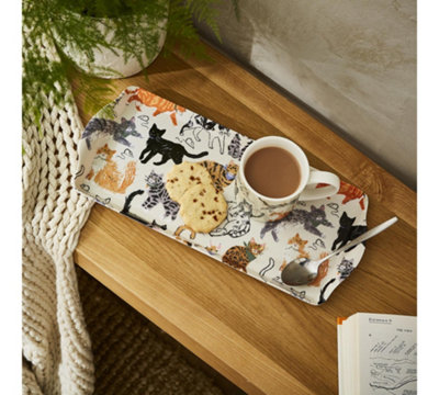 Ulster Weavers Feline Friends Animal Print 70% Polypropylene Small Tray from B&Q