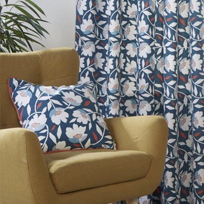 Luna Indoor / Outdoor Floral Square Throw Cushion - Image 5