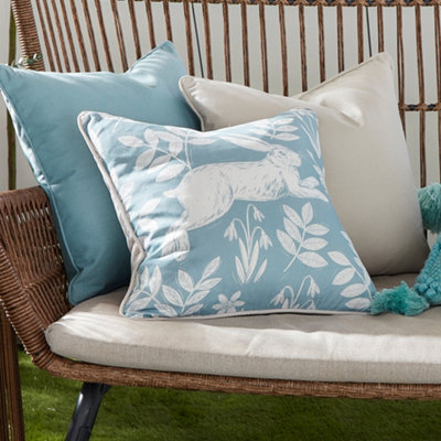 B&Q -  Spring Rabbit Outdoor Water & Uv Resistant Duck Egg Filled Cushion - Image 6