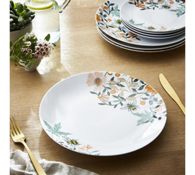 Ulster Weavers Bee Bloom Animal Print Porcelain Dinner Plate from B&Q