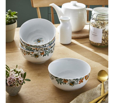 Ulster Weavers Bee Bloom Animal Print Porcelain Bowl from B&Q