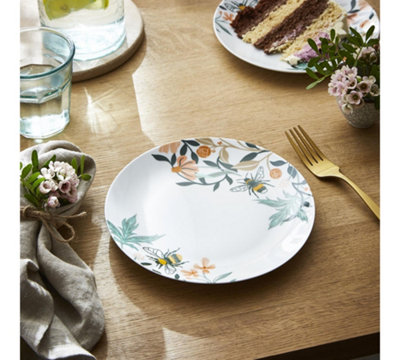 Ulster Weavers Bee Bloom Animal Print Porcelain Side Plate from B&Q
