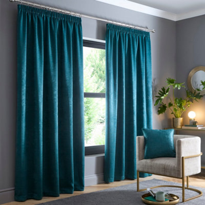 Fusion Galaxy Pair Of Reducing Thermal Effect Pencil Pleat Curtains Light