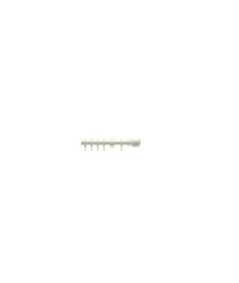 28mm  Wooden Curtain Pole SetWhite from B&Q