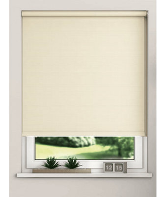 Thermal Blackout Roller Blinds 175Cm Drop X Width 50Cm  Oyster from B&Q