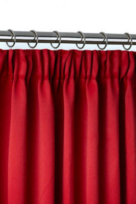  - Essential Woven Thermal Blackout Pencil Pleat Curtains
