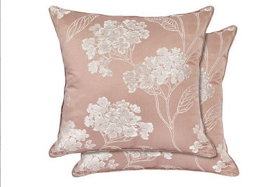 English Garden Cushion Cover In Blush Pink from B&Q