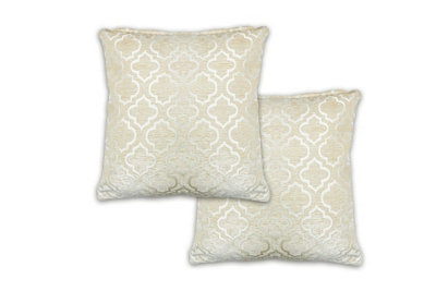 Marrakesh Cushion Cover In Cream from B&Q