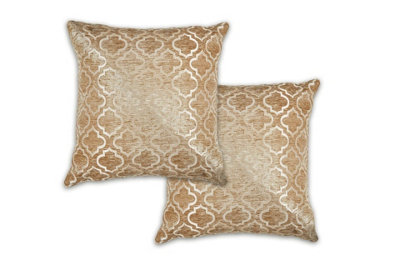 Marrakesh Cushion Cover In Gold from B&Q