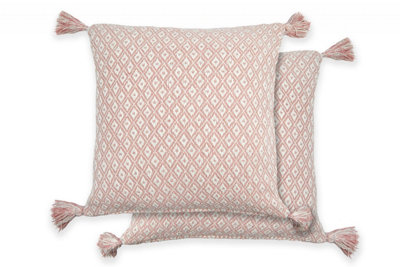 Stockholm Cushion Cover In Blush Pink from B&Q