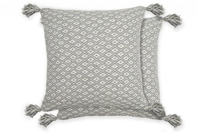 Stockholm Cushion Cover In Silver from B&Q