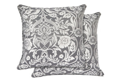 Harrow Cushion Cover In Silver from B&Q