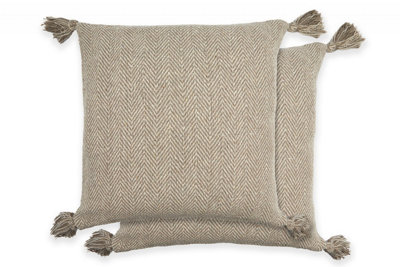 Hartley Cushion Cover In Natural from B&Q