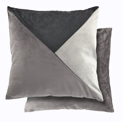 Picasso Cushion Cover In Charcoal from B&Q