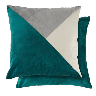 B&Q Picasso Cushion Cover In Emerald
