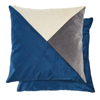 Picasso Cushion Cover In Navy Blue from B&Q