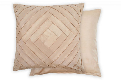 New Edge Blinds Unisex Natural Gio Cushion Cover In | Size: 43 Cm X 43 Cm - Image 4