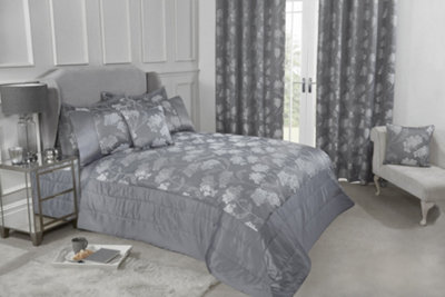English Garden Bedspread In Silver from B&Q