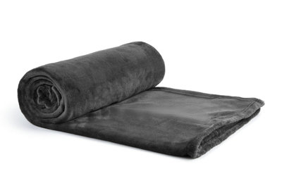 Plush Collection Flannel Fleece Super Soft Throw from B&Q