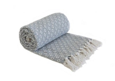 Stockholm Collection Recycled Cotton Throw from B&Q