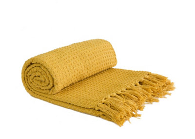  - Waffle Collection Recycled Cotton Throw