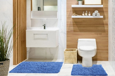 Tumble Twist Collection Pure Cotton 2Pc Bath Set from B&Q