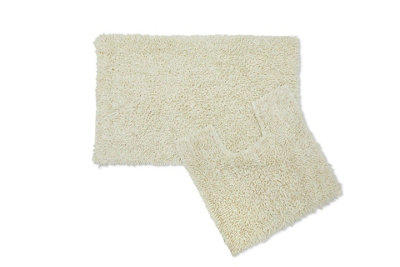 Tumble Twist Collection Pure Cotton 2Pc Bath Set from B&Q