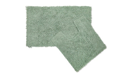 Tumble Twist Collection Pure Cotton 2Pc Bath Set from B&Q