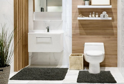 Tumble Twist Collection Pure Cotton 2Pc Bath Set from B&Q
