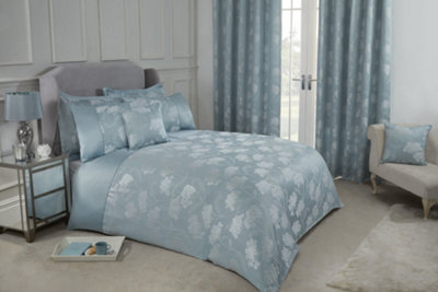 English Garden Duvet Set In Duck Egg from B&Q