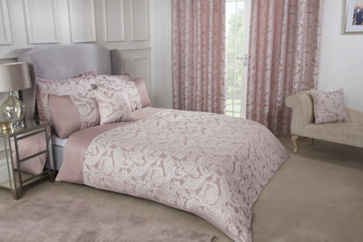 Cavendish Duvet Set In Blush Pink from B&Q