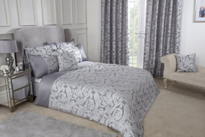 Cavendish Duvet Set In Silver Grey from B&Q