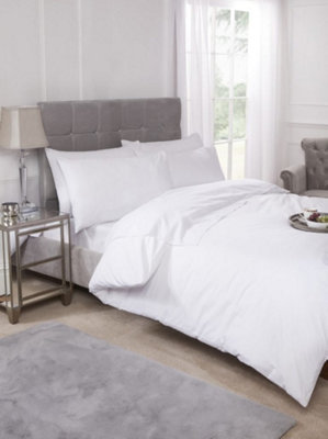 Percale Collection 180 Thread Count Percale Fitted Valance Sheet from B&Q